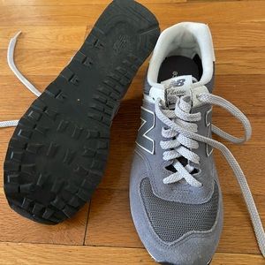 Gray New Balance 574 size 7
